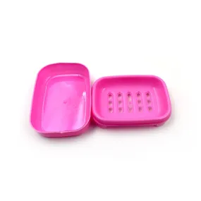 1128A Covered Soap keeping Plastic Case for Bathroom use