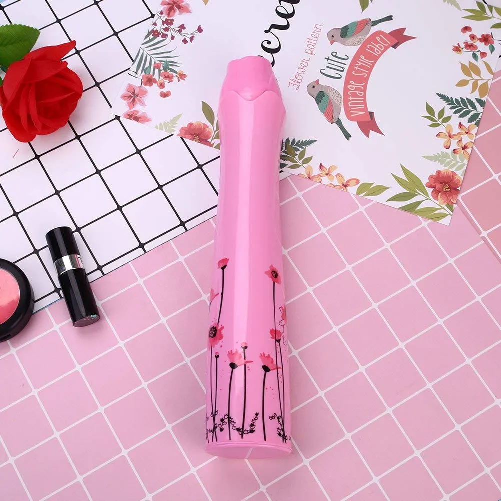 1644 Rose umbrella Lightweight Waterproof UV Protection Mini Folding Creative Rose Flower Case