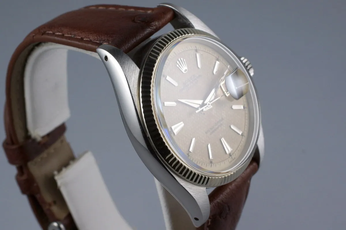 1955 Rolex DateJust 6305 1 with Red DateJust Waffle Dial