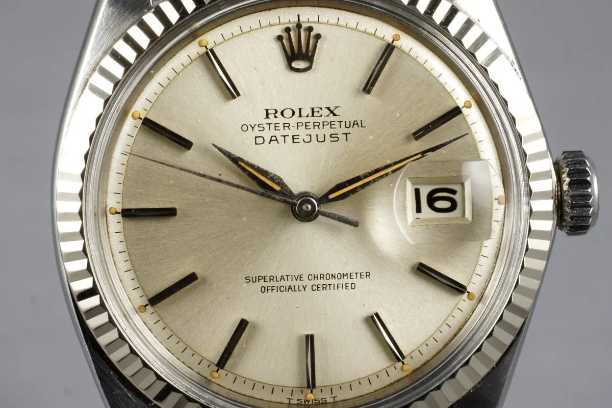 1964 Rolex DateJust 1601 Silver Dial