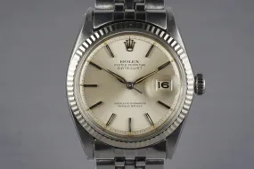 1964 Rolex DateJust 1601 Silver Dial