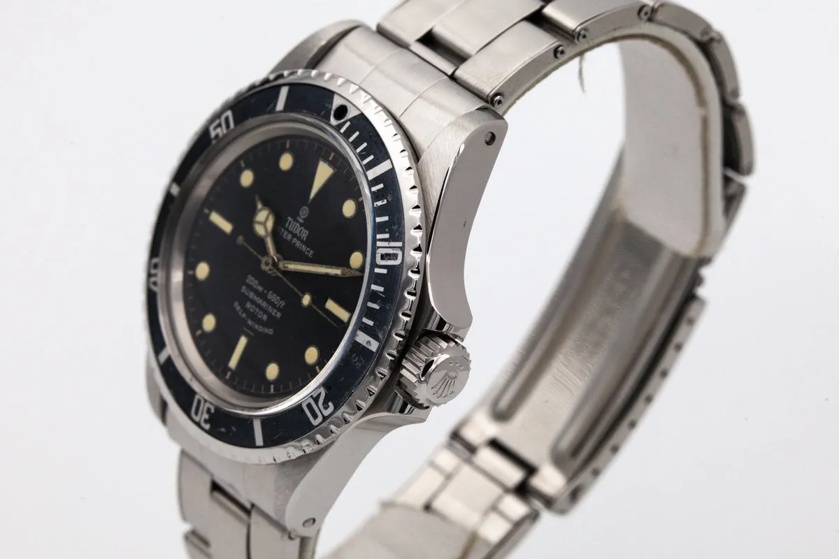 1964 Tudor Submariner 7928 Black Gilt with Box and Papers