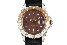 1975 Rolex Two Tone GMT-Master 1675 with Brown Nipple Dial