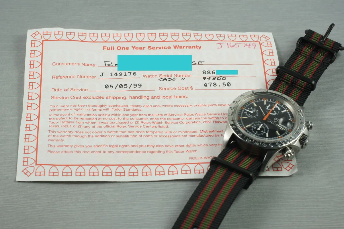 1977 Tudor Monte Carlo 94360 with Service Papers