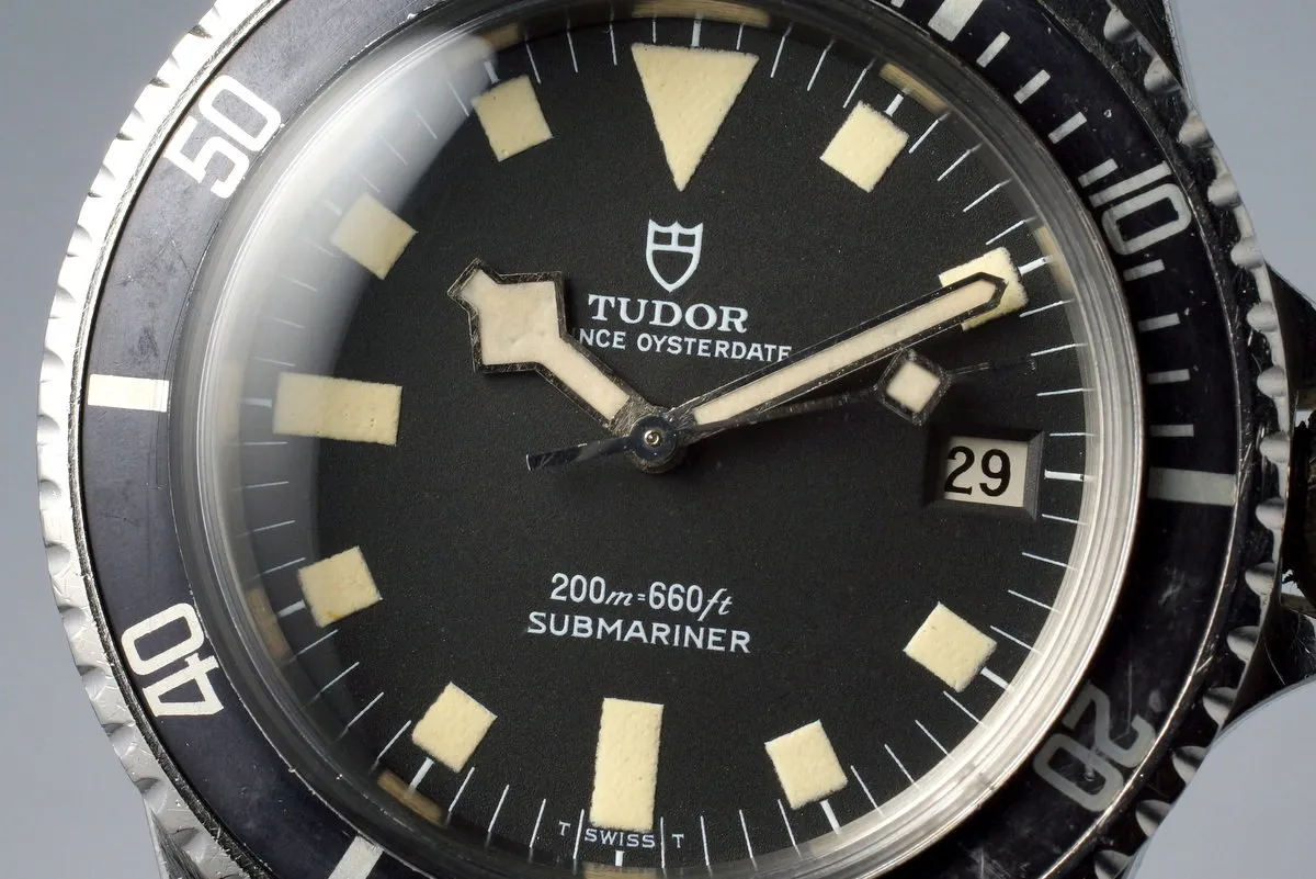 1977 Tudor Submariner 94110 Black Snowflake