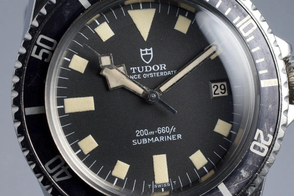 1977 Tudor Submariner 94110 Black Snowflake