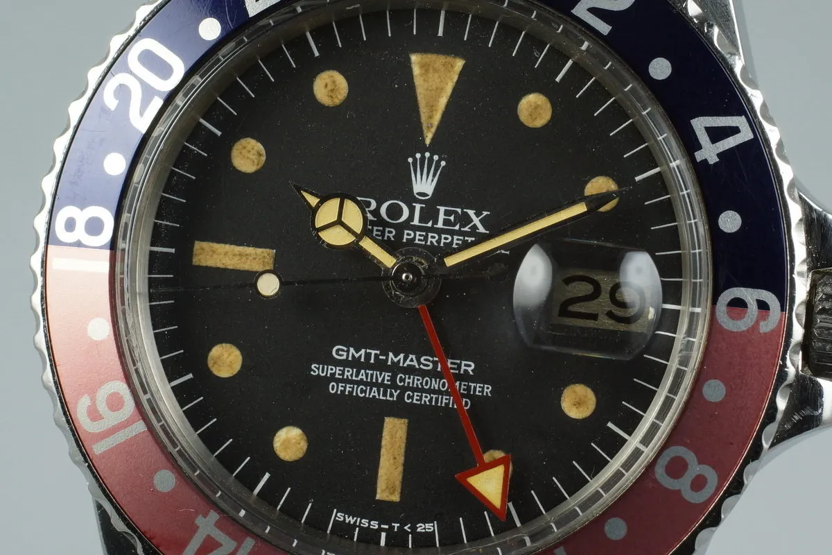 1978 Rolex GMT 1675 Radial Dial