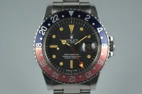 1978 Rolex GMT 1675 Radial Dial