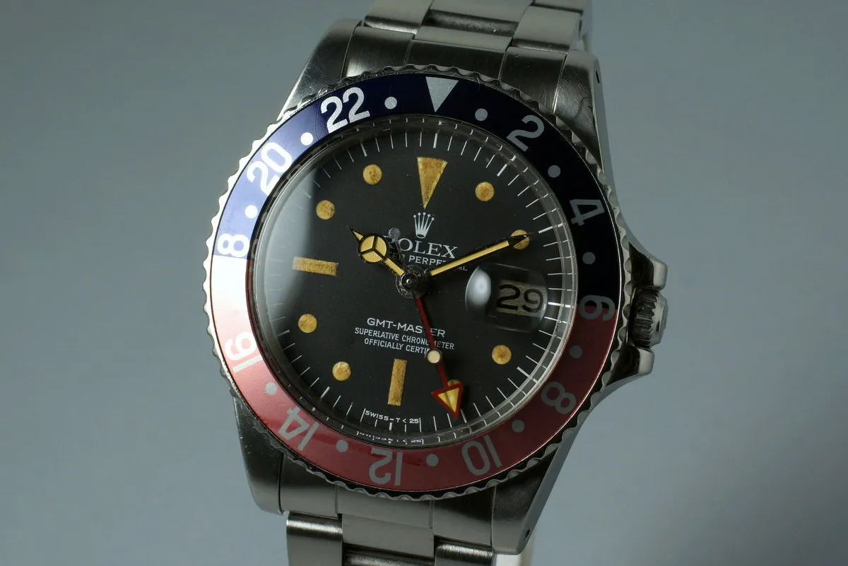 1978 Rolex GMT 1675 Radial Dial