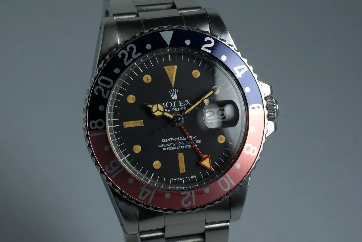 1978 Rolex GMT 1675 Radial Dial