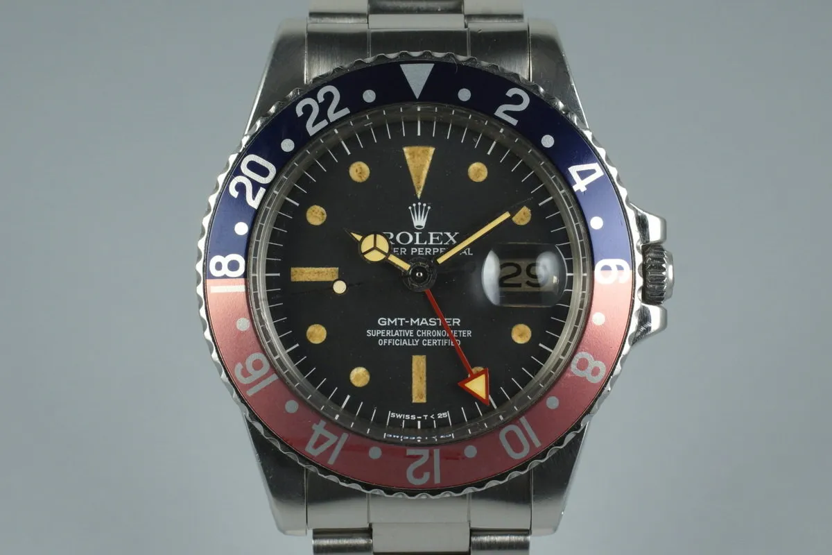 1978 Rolex GMT 1675 Radial Dial