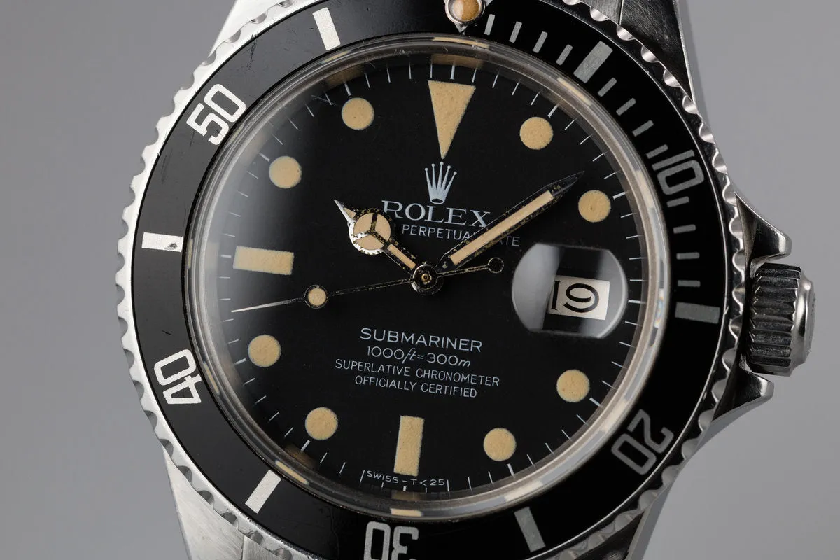 1980 Rolex Submariner 16800