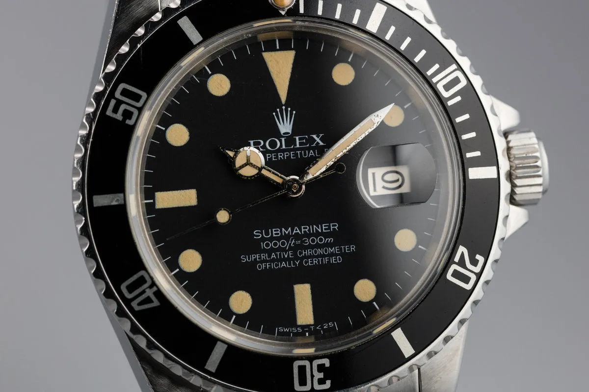 1980 Rolex Submariner 16800