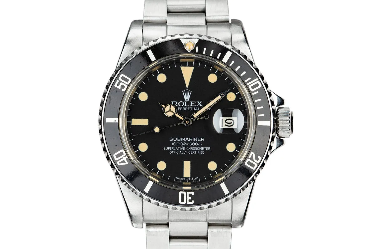 1980 Rolex Submariner 16800