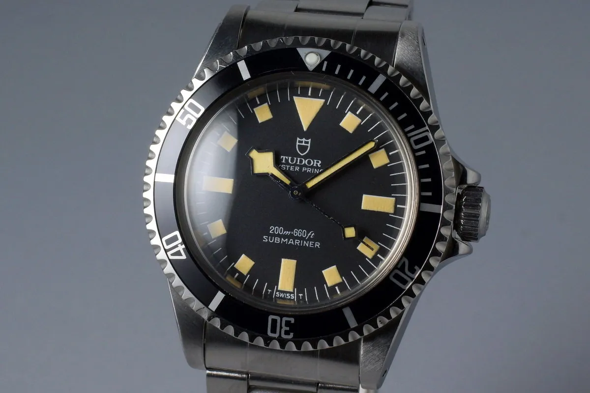 1981 Tudor Submariner 94010 Black Snowflake