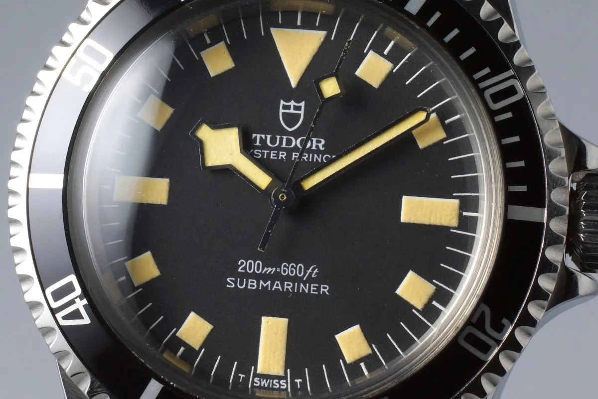 1981 Tudor Submariner 94010 Black Snowflake