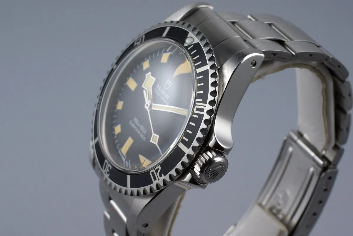 1981 Tudor Submariner 94010 Black Snowflake