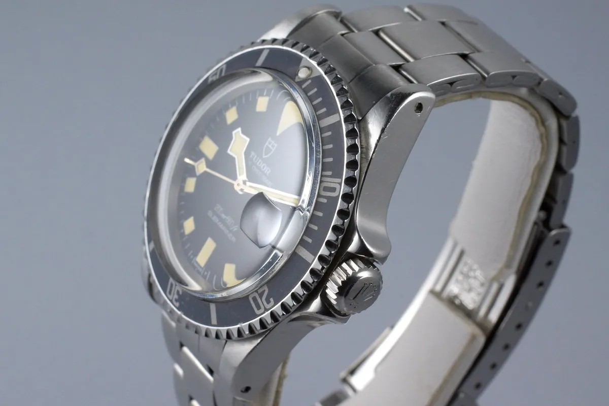 1981 Tudor Submariner 94110 Black Snowflake