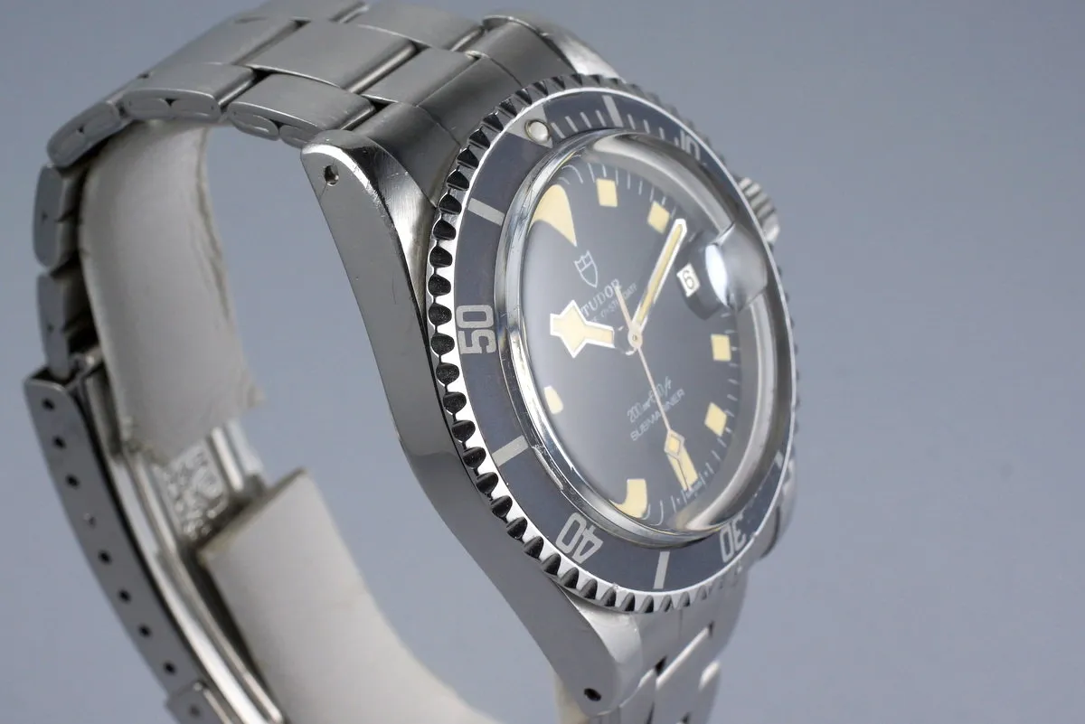 1981 Tudor Submariner 94110 Black Snowflake