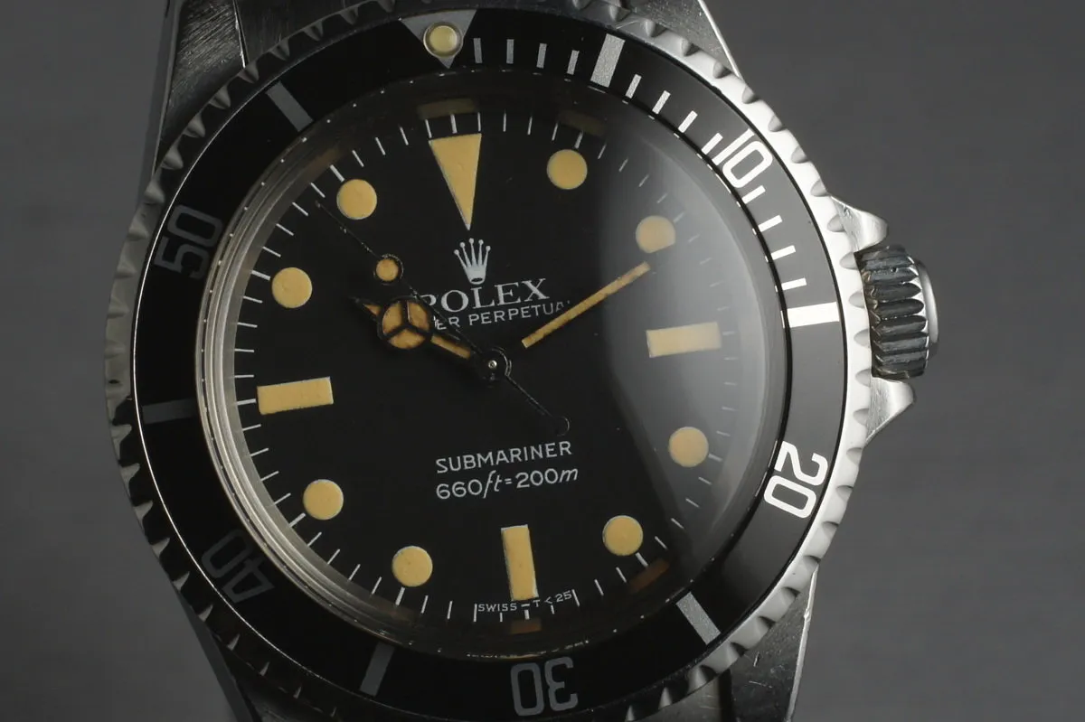 1982 Rolex Submariner5513 Mark IV with Box and Papers