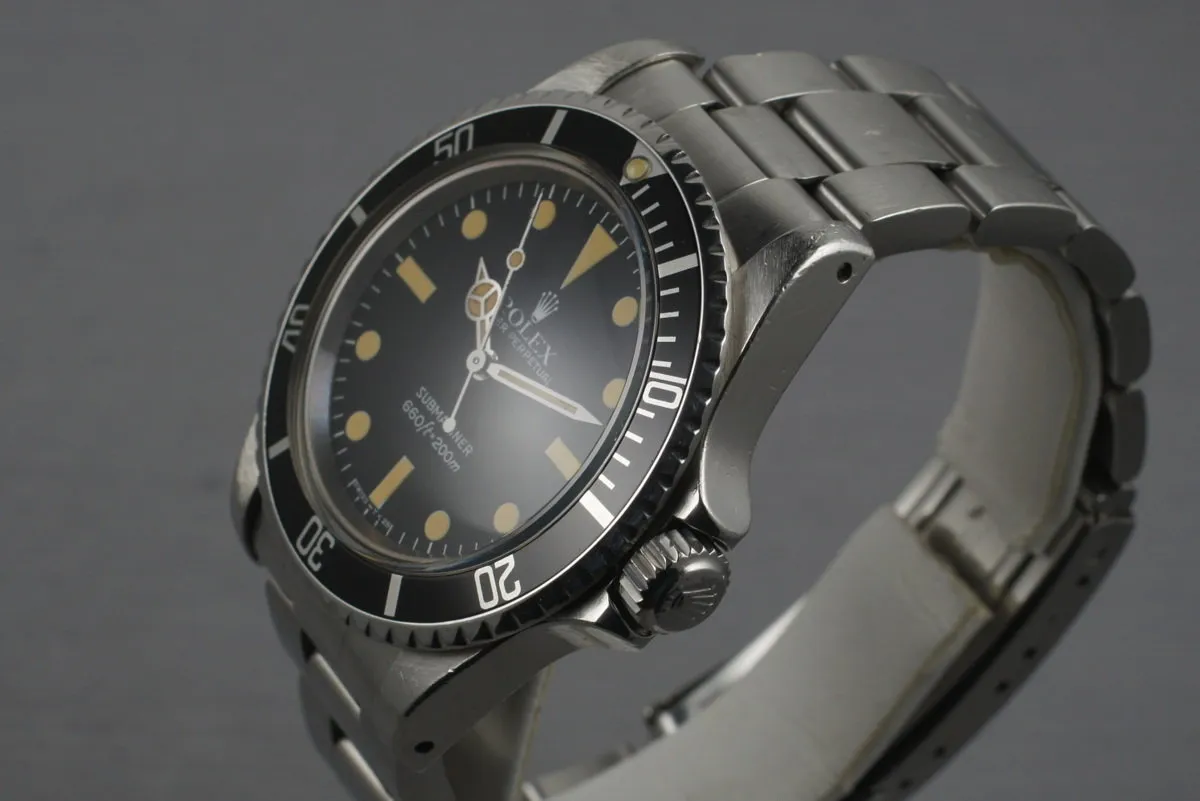 1982 Rolex Submariner5513 Mark IV with Box and Papers