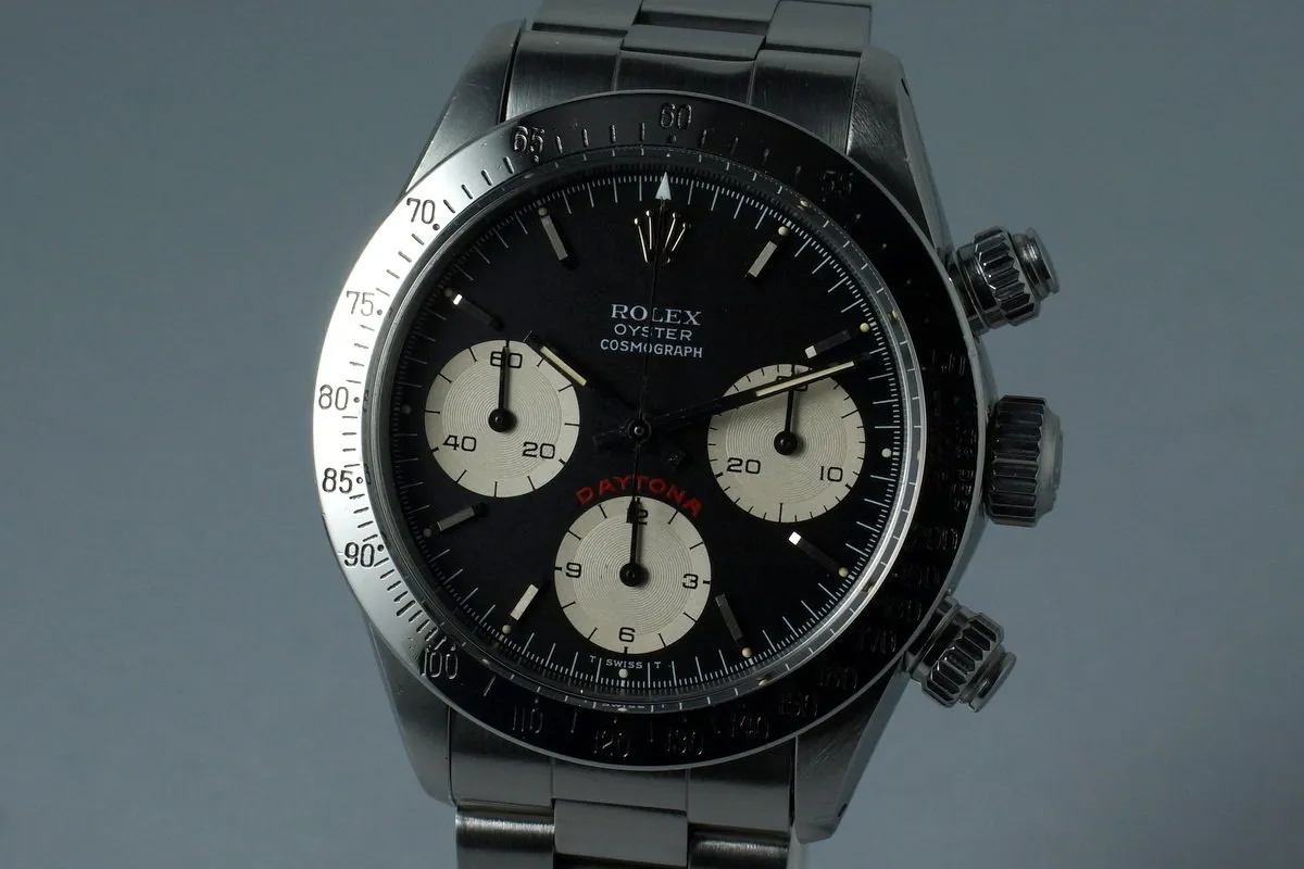 1986 Rolex Daytona 6265 with Black Big Red Daytona Dial