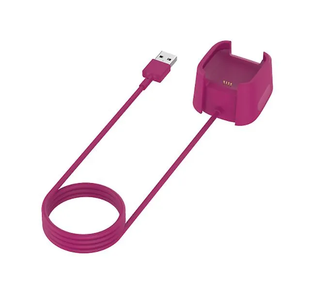 1m purple Replaceable Usb Charger Charging Stand Holder Cable Adapter For Bracelet Watch AZ11524