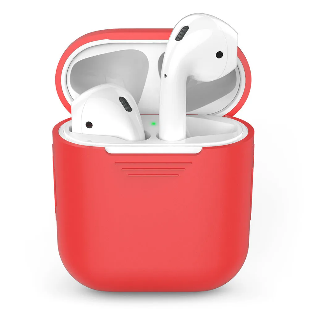 1PCS TPU Silicone Bluetooth Wireless Earphone Case For AirPods Protective Cover Skin Accessories for Apple Airpods Charging Box