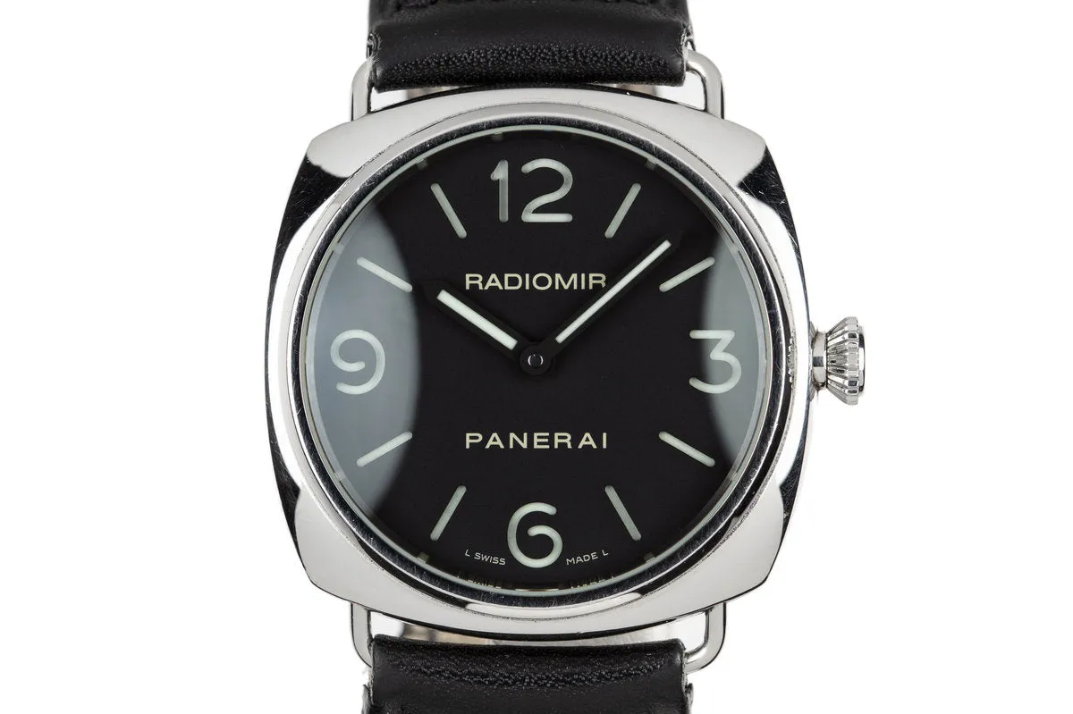 2007 Panerai Radiomir OP6623 Pam210 with Box and Papers