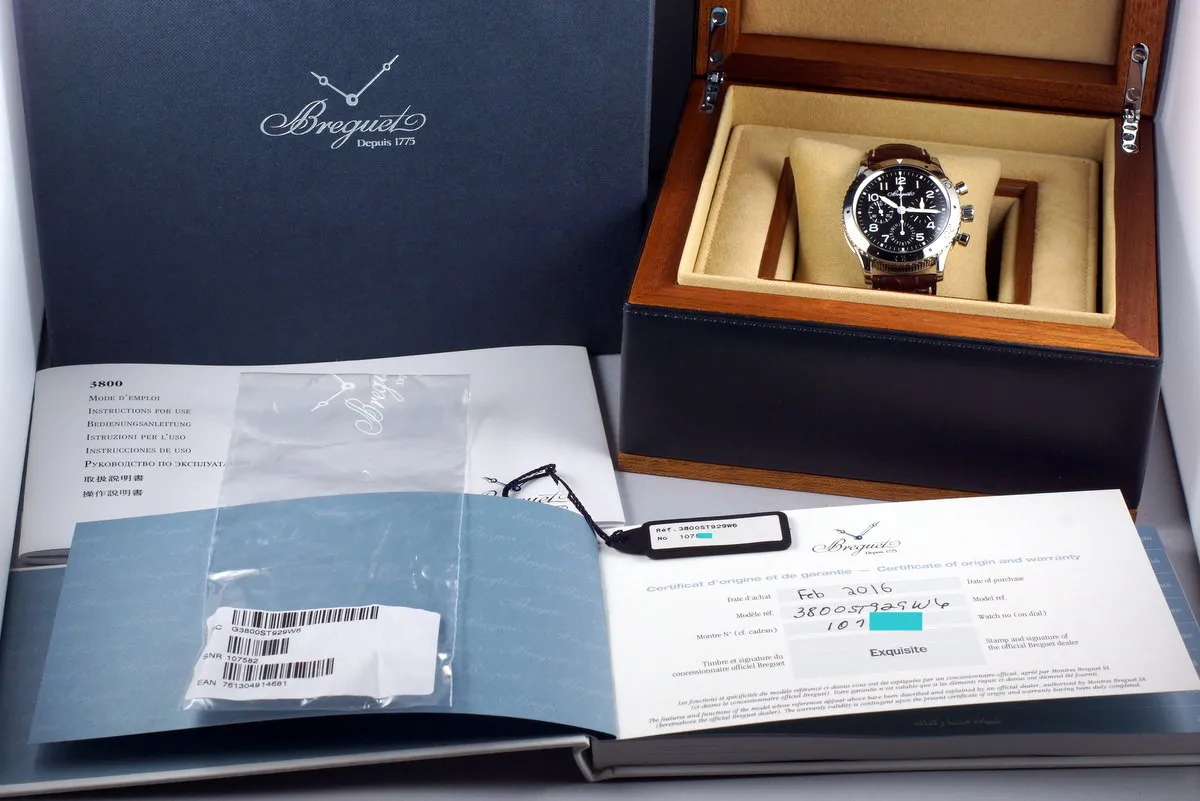 2016 Breguet Aeronavale 3800 with Box and Papers