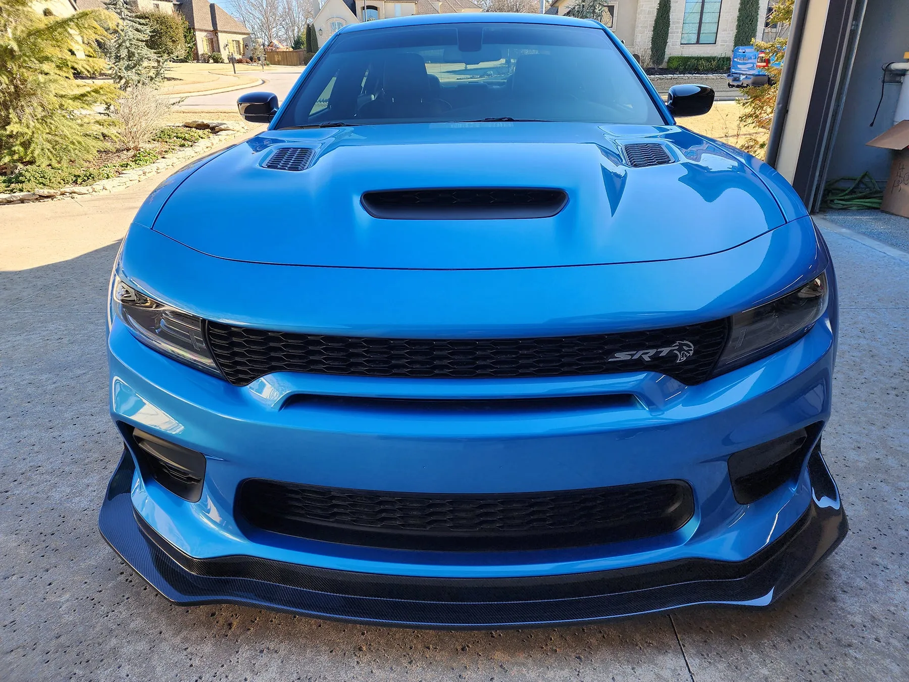 2020-2023 Dodge Charger Widebody Carbon Fiber Front Chin Spoiler