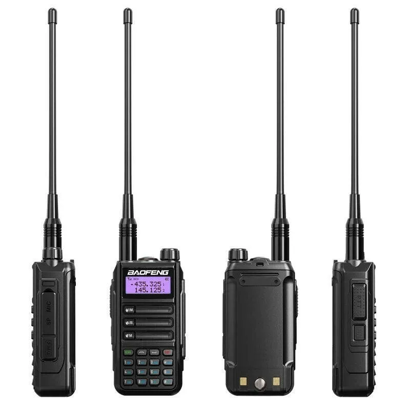 2023 Baofeng UV16 MAX V2 Walkie Talkie 10W VHF UHF Dual Band Two Way CB Ham Radio UV-16 Portable Radio Transceiver UV5R UV82