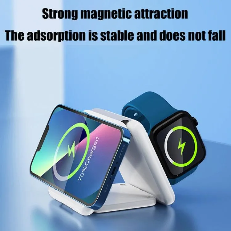 3-in-1 Foldable Wireless Charger for iPhone, Apple Watch, and AirPods - HQ-UD14