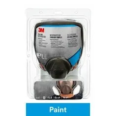 3M™ Full Face Reusable Paint Project Respirator OV/P95, 69P71P1-DC,
Large, 1 each/pack, 2 packs/case