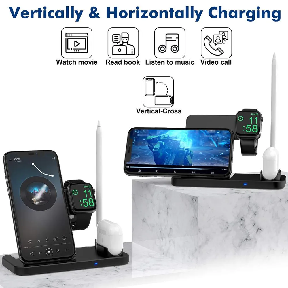 4 in 1 Wireless Charger Station