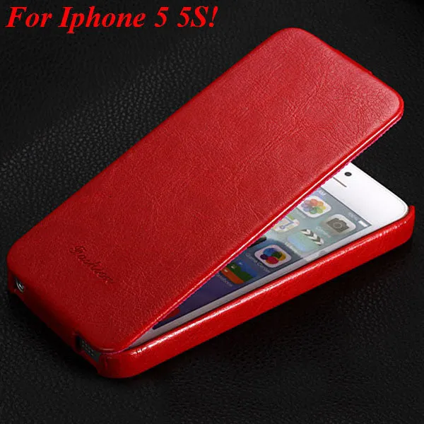 5S Flip Case Original Luxury PU Leather Cover for iphone 5 5S 5g Vintage Full Phone Shell With Buckle FASHION Mobile Phone Case