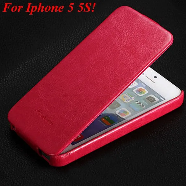 5S Flip Case Original Luxury PU Leather Cover for iphone 5 5S 5g Vintage Full Phone Shell With Buckle FASHION Mobile Phone Case