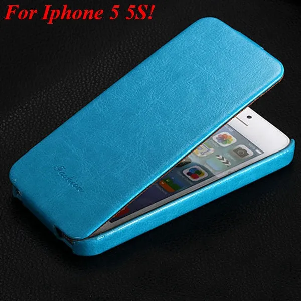 5S Flip Case Original Luxury PU Leather Cover for iphone 5 5S 5g Vintage Full Phone Shell With Buckle FASHION Mobile Phone Case