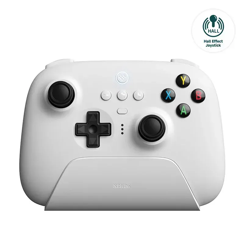 8BitDo Ultimate 2.4g Gaming Controller with Charging Dock: Upgraded Hall Effect version, for PC, Steam, Android, Apple