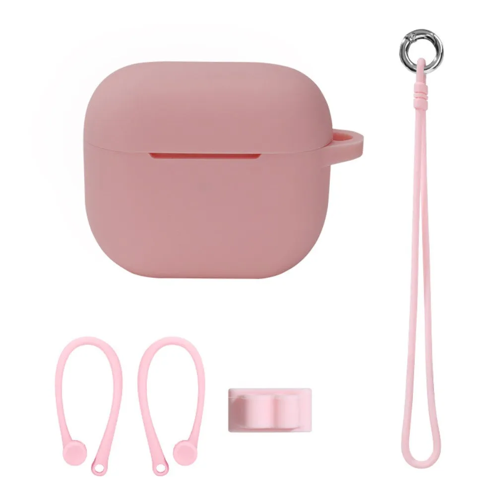 AirPods 3 silicone protector storage case with accessories - Pink