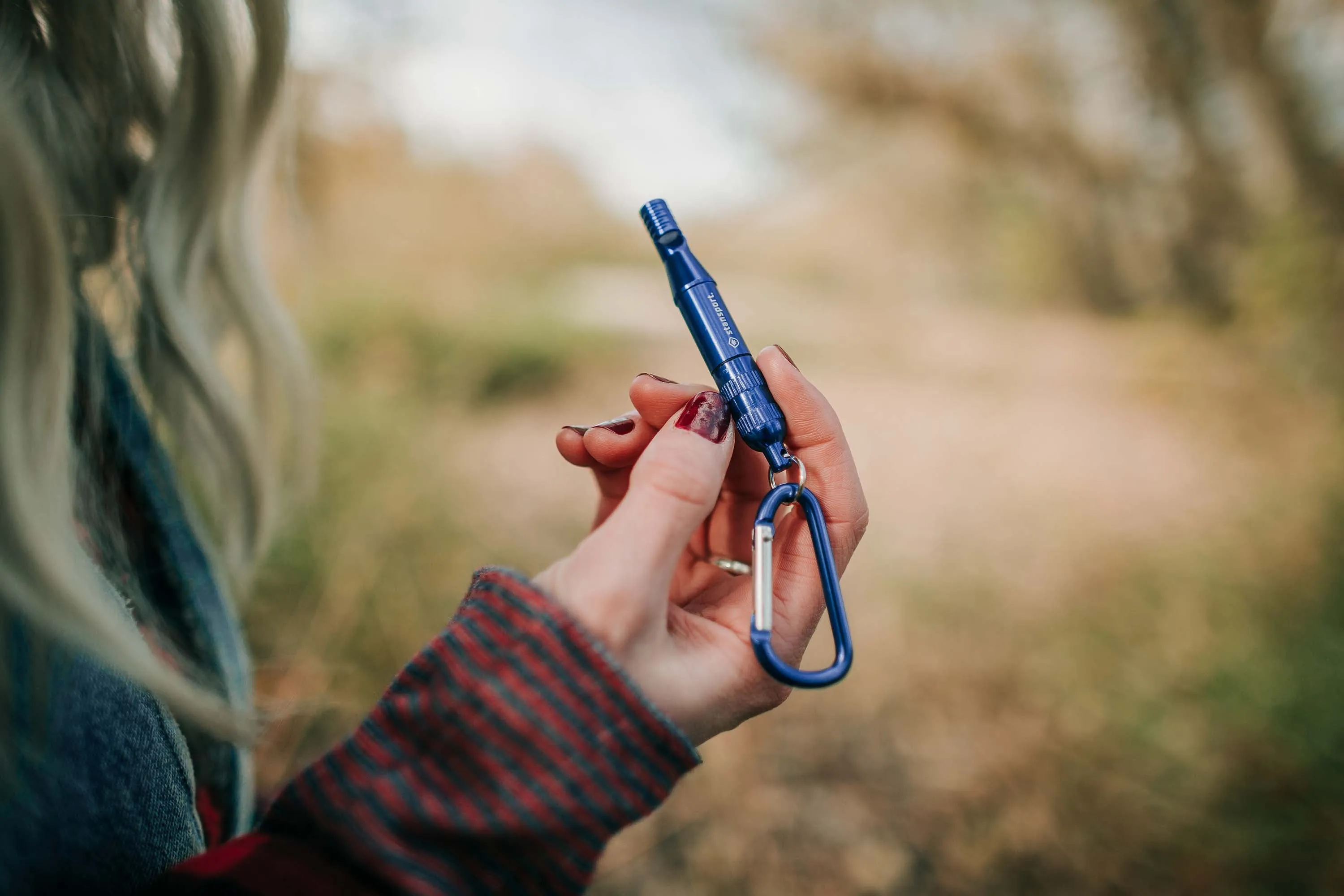 Aluminum Emergency Whistle W/ Medical Id Form