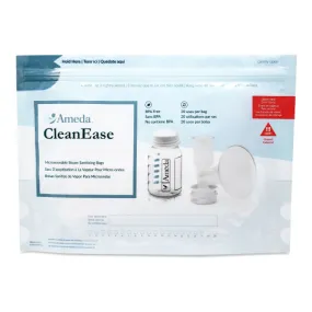 Ameda CleanEase Microwaveable Steam Sanitization Bags