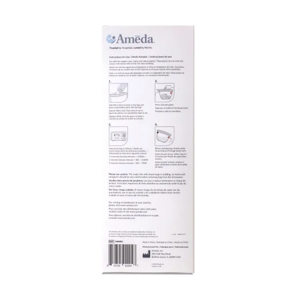 Ameda CleanEase Microwaveable Steam Sanitization Bags