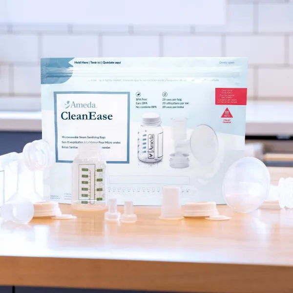 Ameda CleanEase Microwaveable Steam Sanitization Bags