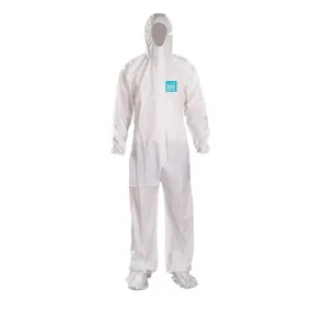 Ansell AlphaTec 817022 2000 Standard Model 111 Coverall, White, Case of 25