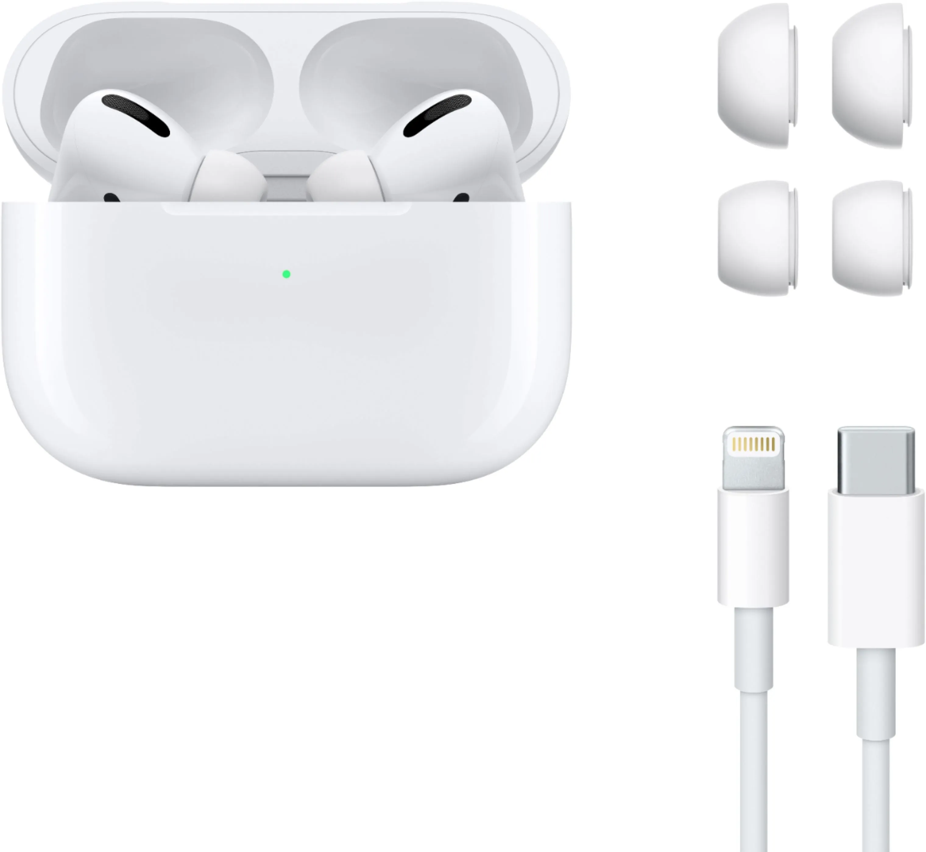 Apple AirPods Pro with MagSafe Charging (2021) with Cable Ties   Charger