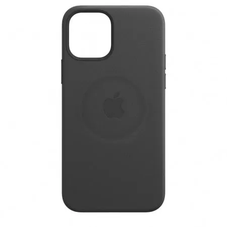 Apple - Back Cover For Mobile Phone - With Magsafe - Leather - Black - For Iphone 12 Mini