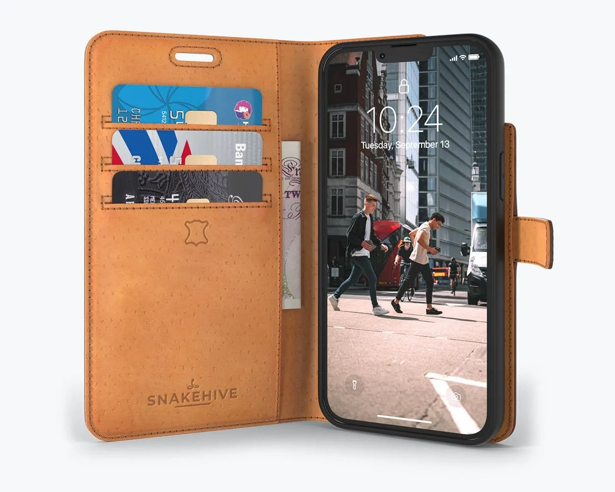 Apple iPhone 13 Pro Max - Vintage Leather Wallet (Almost Perfect)