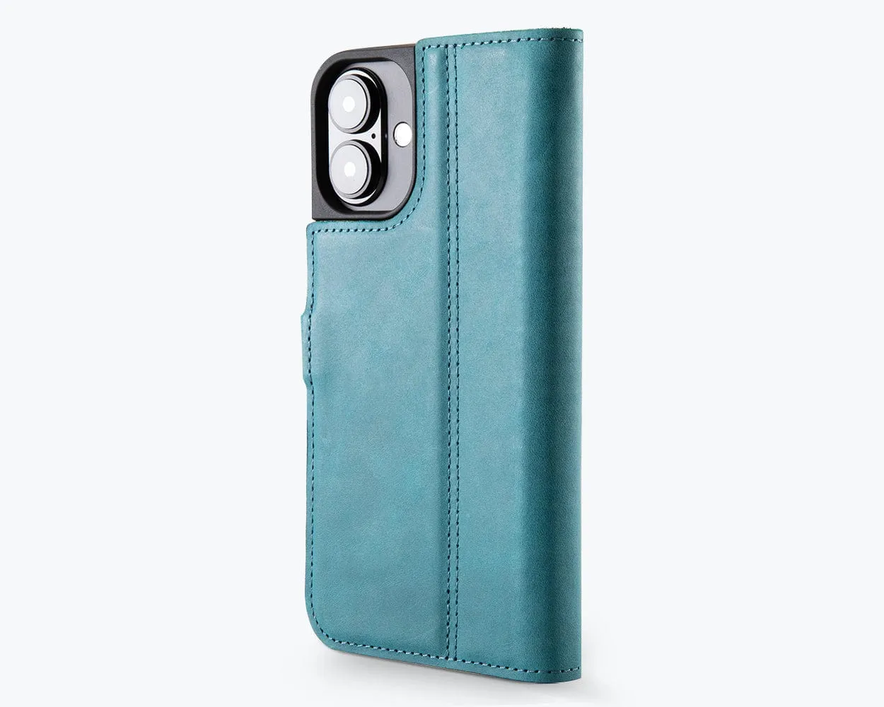 Apple iPhone 16 Plus - Vintage Leather Wallet