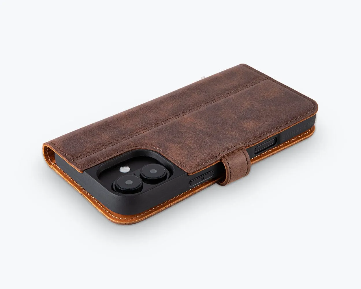 Apple iPhone 16 Plus - Vintage Leather Wallet